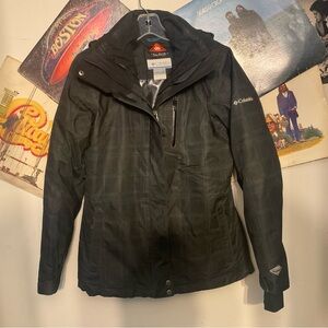 COLUMBIA WOMENS 3 in 1 OMNI-TECH/HEAT WINTER/SKI JACKET S